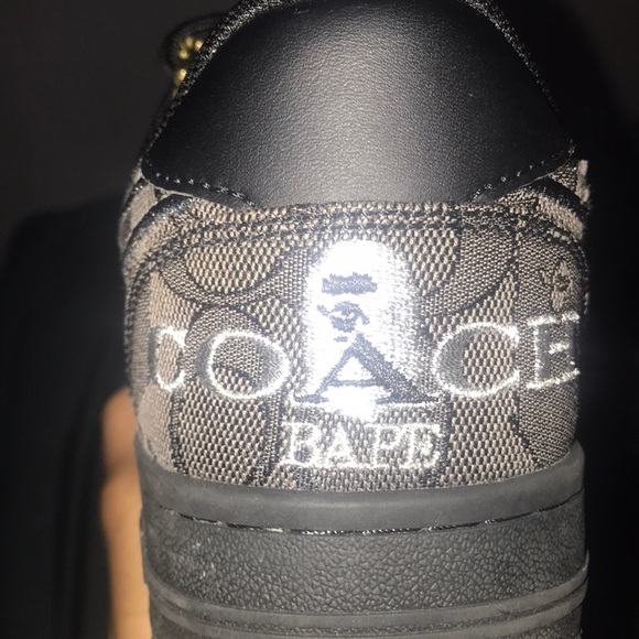 Bape x Coach collab bathing apes size 7.5 men’s - Picture 4 of 8